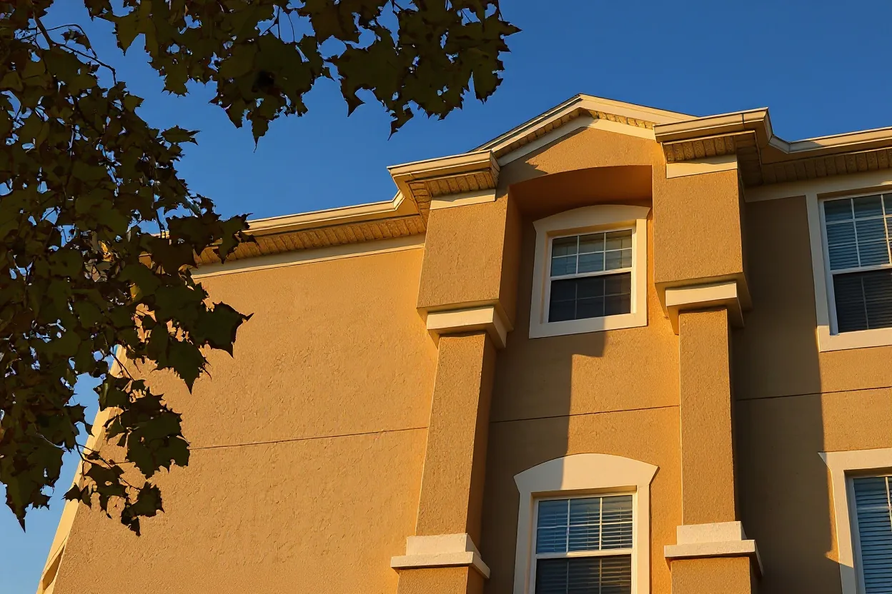 Windsor Hills Resort in warm early light